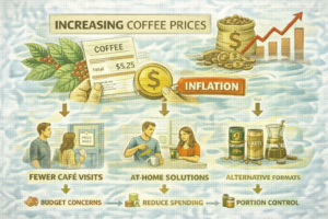 Health & performance: Coffee price volatility and labeling errors are pushing consumers toward “controlled intake” routines