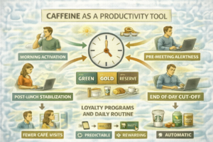 Productivity & cognitive performance: “Caffeine as a tool” is replacing “caffeine as a drink”—and loyalty programs are trying to own the routine