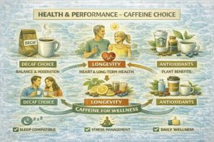 Health & performance — Decaf Interest, Longevity Framing, and the Rise of “Caffeine Choice” Messaging