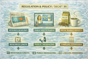 Regulation & policy — Research Headlines, Public Health Framing, and What “Decaf” Means in Practice