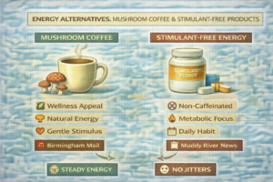 Energy Alternatives: Mushroom Coffee and Stimulant-Free Products Chase the Same “Better Energy” Demand