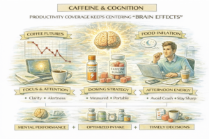 Productivity & Cognitive Performance: Caffeine and Cognition: Productivity Coverage Keeps Centering “Brain Effects”