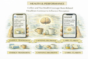 Health & Performance Coffee and Tea Health Coverage: Brain-Related Headlines Continue to Influence Perception