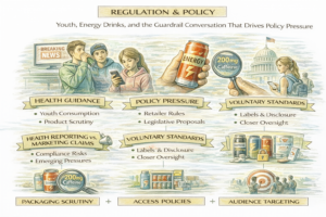 Regulation & Policy: Youth, Energy Drinks, and the Guardrail Conversation That Drives Policy Pressure