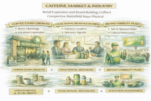 Caffeine Market & Industry: Retail Expansion and Brand Building: Coffee’s Competitive Battlefield Stays Physical