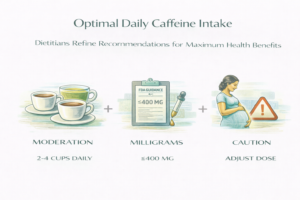 Health & Performance: Dietitians Identify the Optimal Daily Caffeine Intake for Maximum Health Benefits