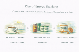 Consumer Behavior & Culture: Caffeine Stacking Becomes the Dominant Consumer Trend as Enthusiasts Build Multi-Format Energy Routines