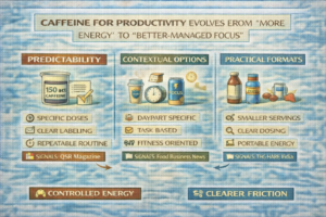 Productivity & Cognitive Performance: Functional Trends Push Caffeine Toward “Right-Sized Focus”