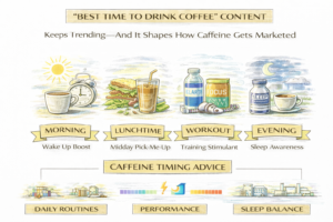 “Best Time to Drink Coffee” Content Keeps Trending—And It Shapes How Caffeine Gets Marketed