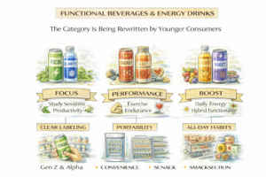 Functional Beverages and Energy Drinks: The Category Is Being Rewritten by Younger Consumers