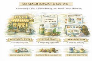 Consumer Behavior & Culture — Community Cafés, Caffeine Beauty, and Trend-Driven Discovery