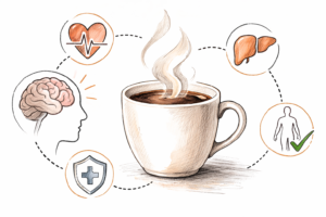 The Surprising Health Benefits of Drinking Coffee Daily: Palm Beach Post and HuffPost UK Report on Brain Ageing, Concussions, and Caffeine