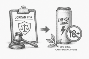 Jordan FDA Imposes Energy Drink Age Restrictions: Why Global Caffeine Regulation Favors Low-Dose, Plant-Based Caffeine Products
