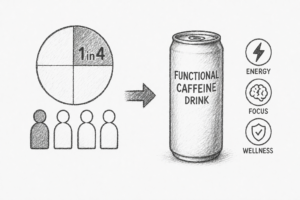 One in Four British Consumers Want Functional Caffeine Drinks: How Gen Z Is Driving the Plant-Based Caffeine and Functional Beverage Era