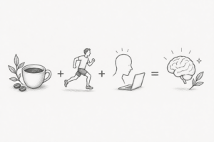 New Caffeine Productivity Research: How Caffeine, Aerobic Exercise, and Mental Fatigue Interact — and Why Plant-Based Caffeine Wins for Cognitive Performance