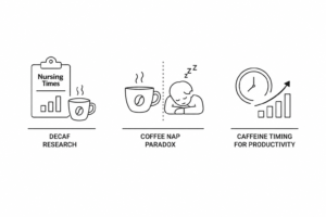 Nursing Times Decaf Research and the Coffee Nap Paradox: How New Caffeine Timing Science Is Reshaping Productivity Caffeine Protocols for 2026