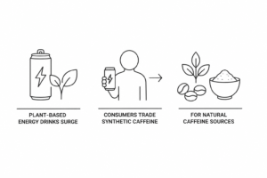 Plant-Based Energy Drinks Surge as Consumers Trade Synthetic Caffeine for Natural Caffeine Sources