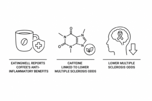 EatingWell Reports Coffee’s Anti-Inflammatory Benefits as Caffeine Linked to Lower Multiple Sclerosis Odds