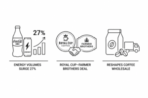 Coca-Cola HBC Energy Volumes Surge 27% as Royal Cup–Farmer Brothers Deal Reshapes Coffee Wholesale